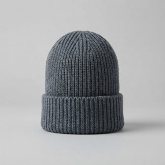 Archive Slate Recycled Polyester Cuffed Beanie