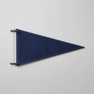 Limited Navy Screen-Printed Felt Pennant