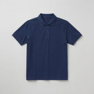 Archive Navy Piqué Cotton Polo Shirt
